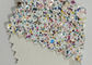 Mixed Color Glitter Cotton Fabric Pu Glitter Leather Fabric For Lady Shoes supplier
