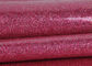 1.38m PVC Shinning Pink Glitter Pvc Fabric Leather With Cloth Bottom supplier
