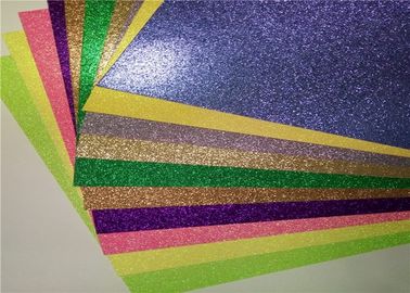 China Luxury Gift Wrapping 12x12 Glitter Paper , Colored Glitter Foam Paper factory