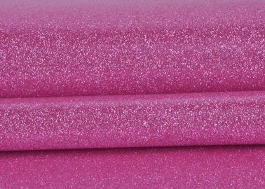 China Glitter Sand Material Shiny Glitter Fabric Children Handmade With Pvc Backing factory