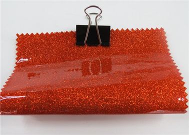 China 54&quot; Width High Sparkle Glitter Pvc Fabric 0.17mm For Bags And Furniture factory