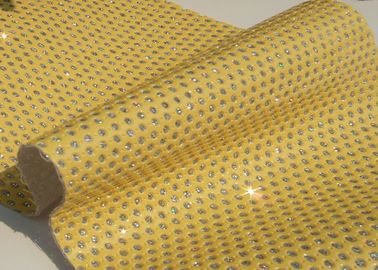 China Good Handfeeling Perforated Leather Material Fabric Customized Color factory