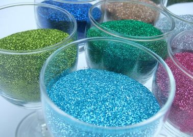 China Multi Color DIY Crafts Decoration Extra Fine Glitter Powder For Sand Paper distributor