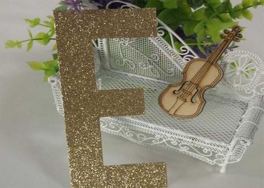 China Customized Handmade Glitter Cardstock Letters Upper Case Letters E factory