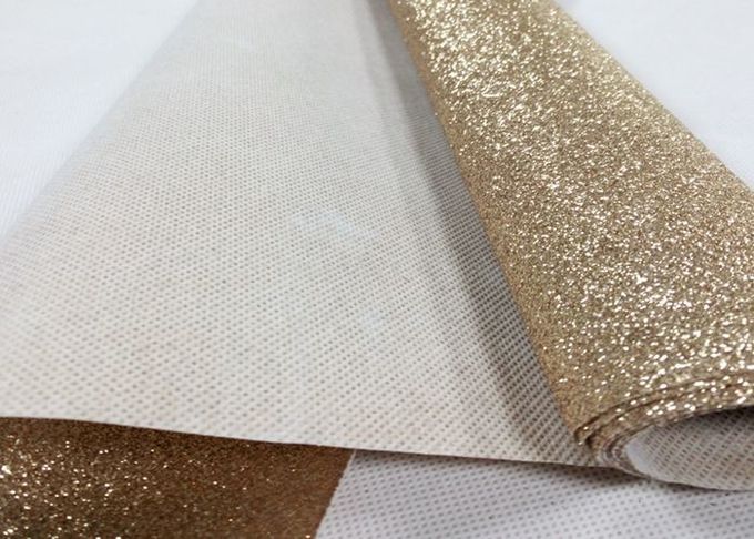 80gsm Non Woven Backing Glitter Material Multi Color 0.6mm Thickness