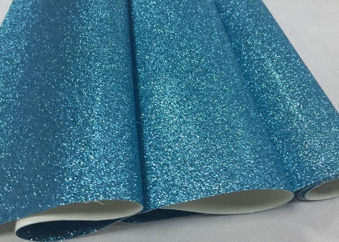 Glitter Fabric Ocean Blue Sparkle Wallpaper For Wallpaper Wall Covering