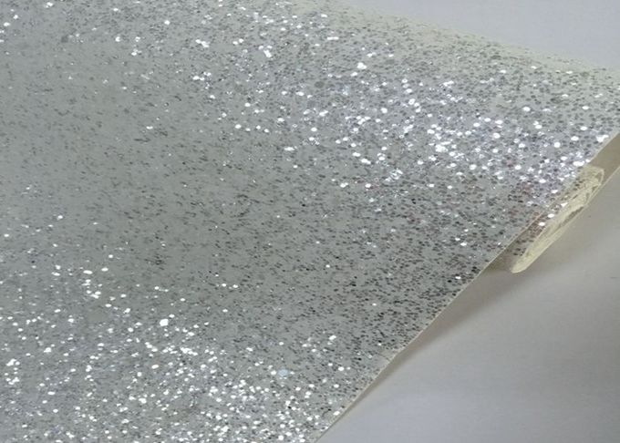 Chunky White Silver Glitter Effect Wallpaper Living Room 3d Wallpaper Non Woven